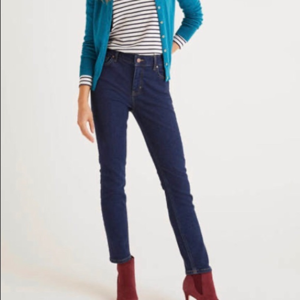 Boden jeans straight dark wash